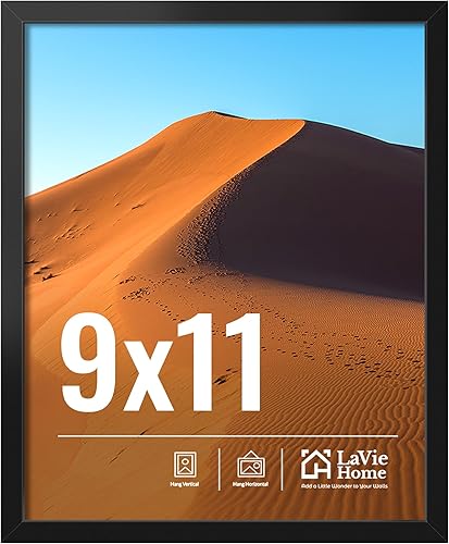 Miniatura 59 de LaVie Home Marco de fotos de 2 x 3, marco de fotos negro de 2 x 3 con plexiglás HD, marco de visualización de 2 x 3, 1 paquete, colección clásica