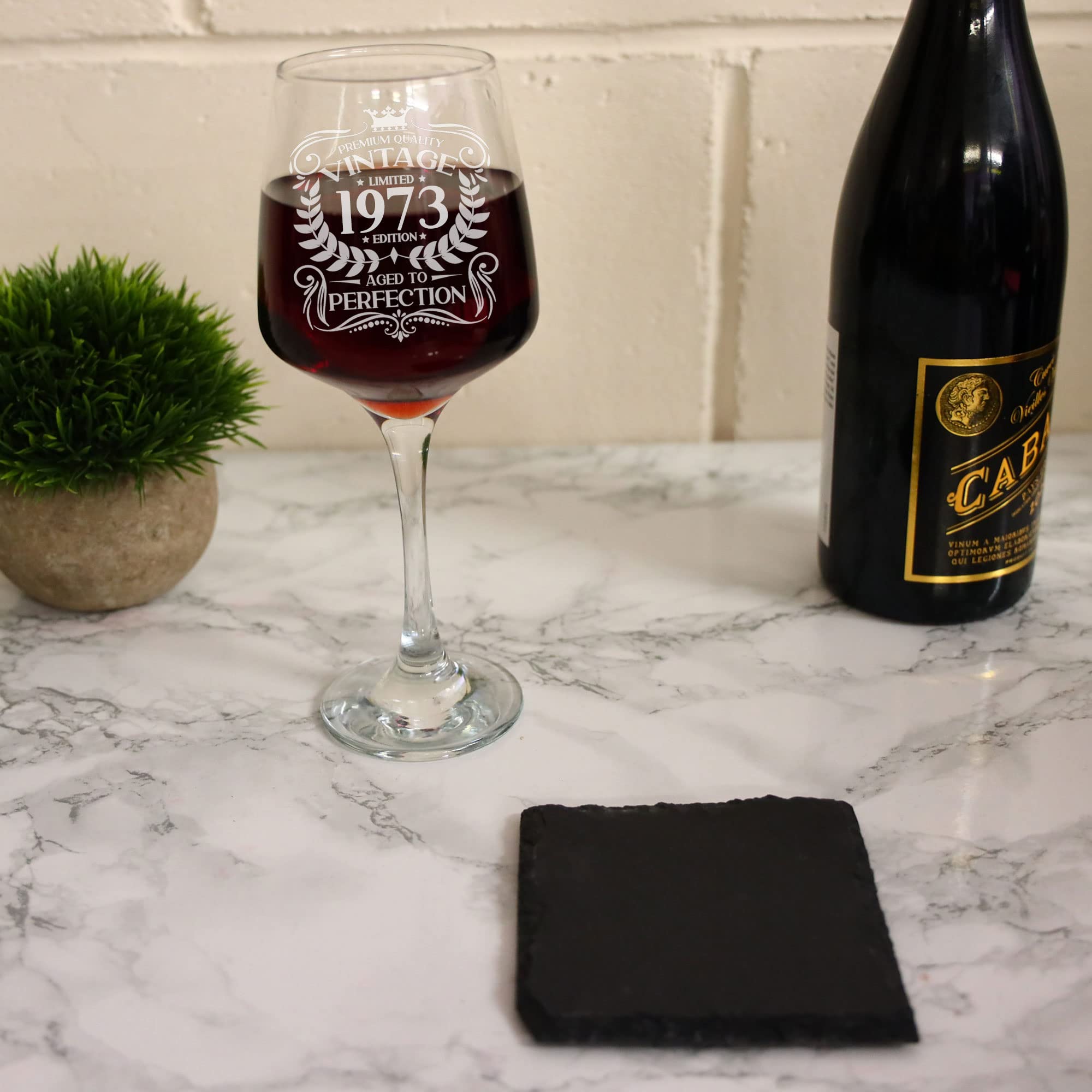 53rd Birthday Wine Glass - Vintage 1973 Gift -7