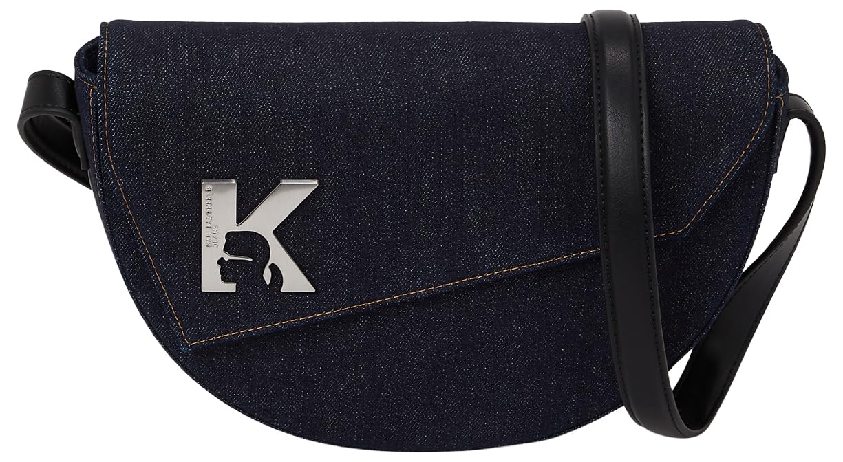 Karl Lagerfeld Jeans, Damskie, Geo Saddle Bag Denim,