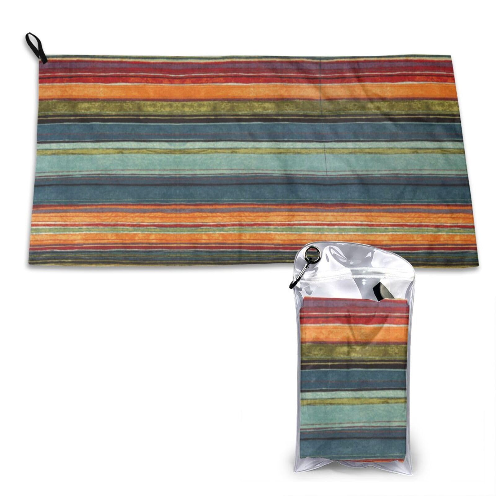 WXWJSHMGC Rainbow Print Cooling Towel, Gym Towel,Cooling Towels For Neck, Soft Breathable Travel Cool Towel,Sports Towels For Gym,Camping