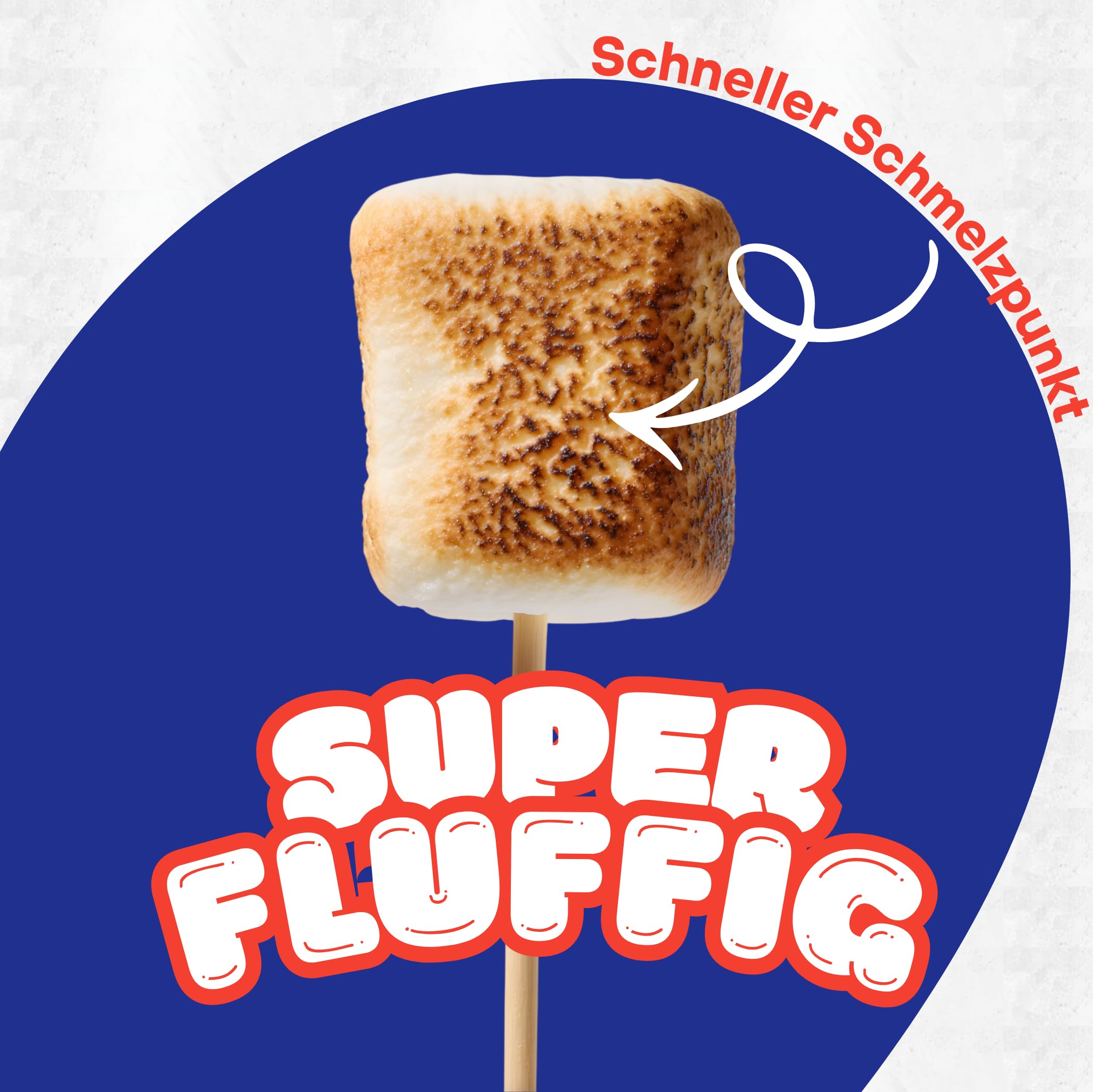 Mr. Mallo XXL Marshmallows 6x400G [ZUM GRILLEN & FÜR LAGERFEUER] - Riesen Marshmallow - Fluffige BBQ marshmallows - Mäusespeck softe Süßigkeit für