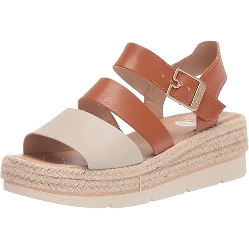 Dr. Scholl's Shoes Women's Once Twice Espadrille Platform Wedge Sandal
