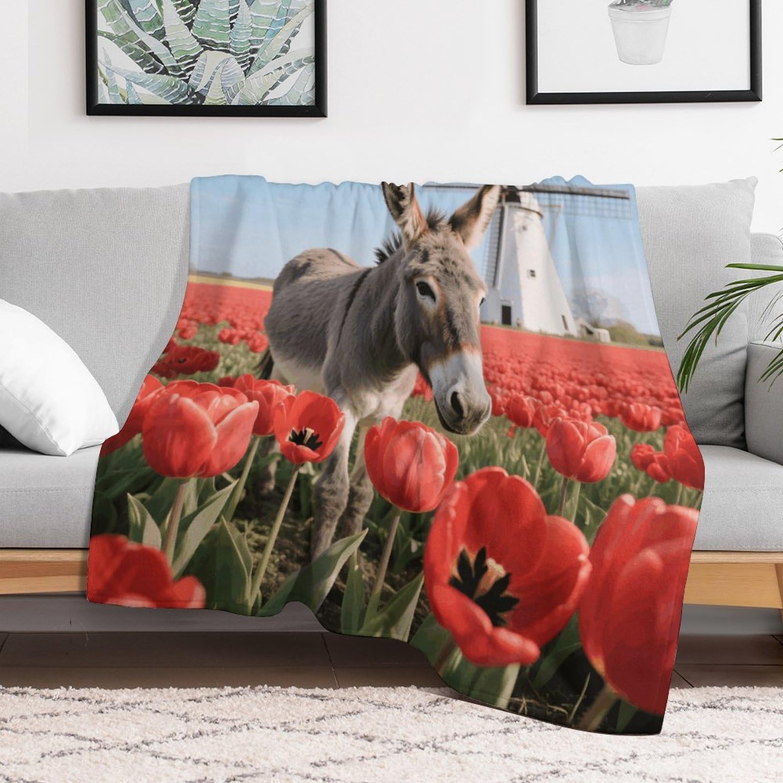 Couverture de décoration raffinée en flanelle de qualité supérieure