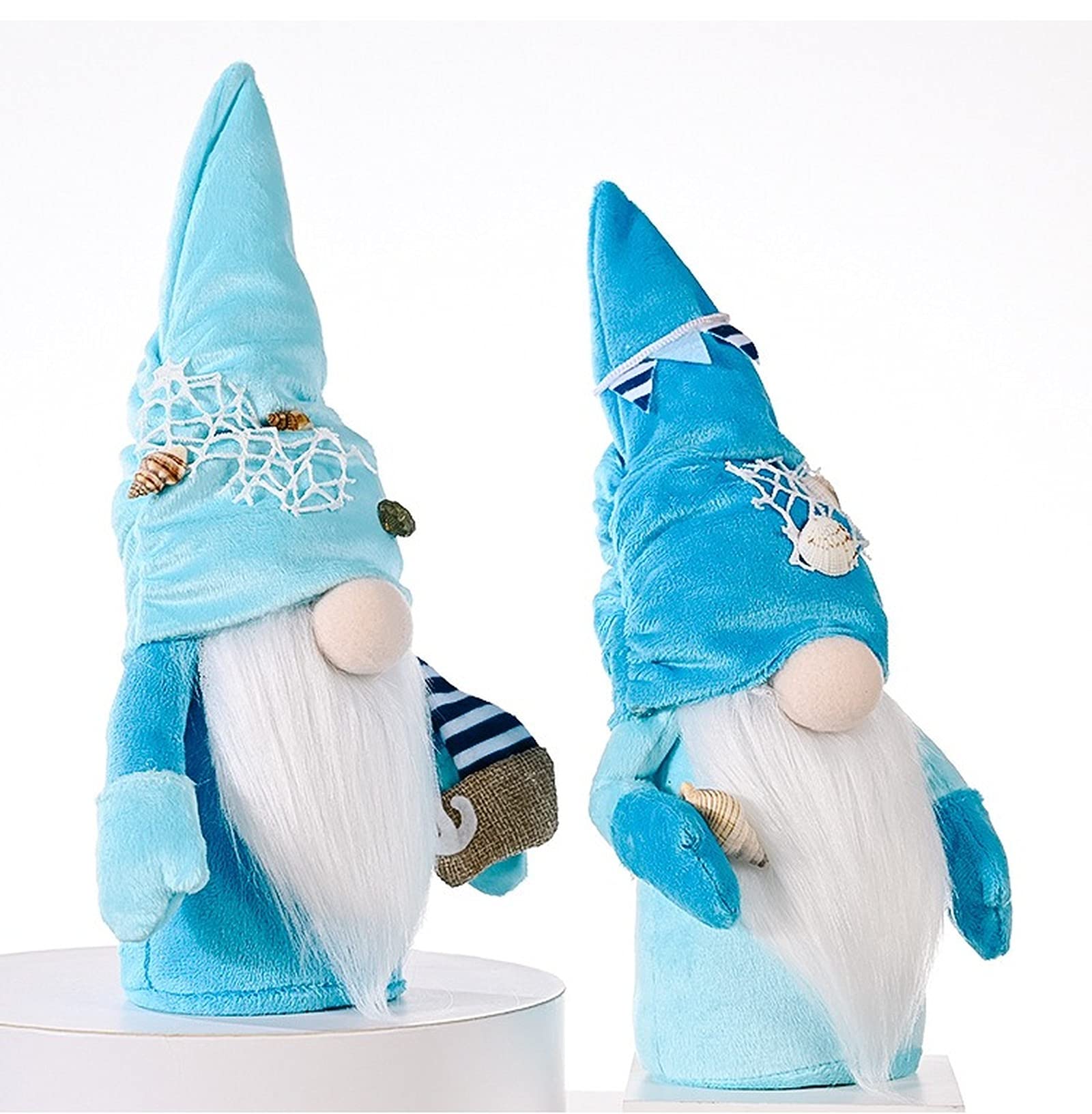 Estate Gnome World Oceans Day Holiday Decoration Peluche Collezione Bambola Figurine Home Party Festival Regalo Nautico Marittimo Cucina Vassoio Elfo Tomte