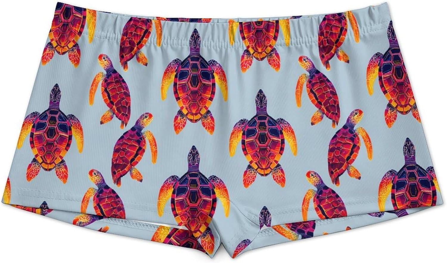 Sea Turtle Cute Fashion Women's Boxer Briefs Breathable Underpants Trunks Stretch Underwear