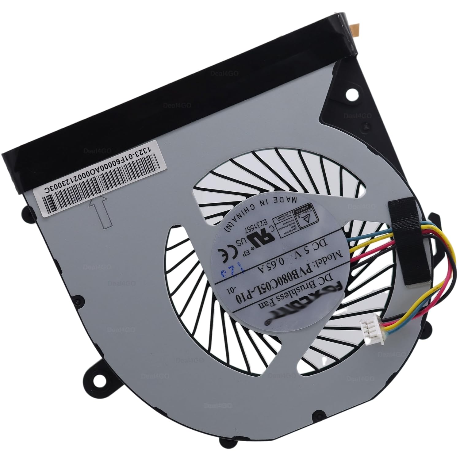 Deal4GO CPU Cooling Fan PVB080C05L P10 Replacement for Intel NUC 11 Pro Tiger Canyon NUC 12 NUC 13 NUC12WSHi7 NUC13ANHi5 NUC11TNHi7, Silver