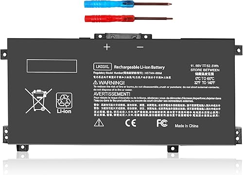 L09281-855 916814-855 LK03XL Batería para HP Envy x360 Convertible 49.2 ft-bp1xx 49.2 ft-cn0xxx 15-cn0xxx 49.2 ft-cp0xxx 55.8 ft-ae0xx 17-bw 55.8