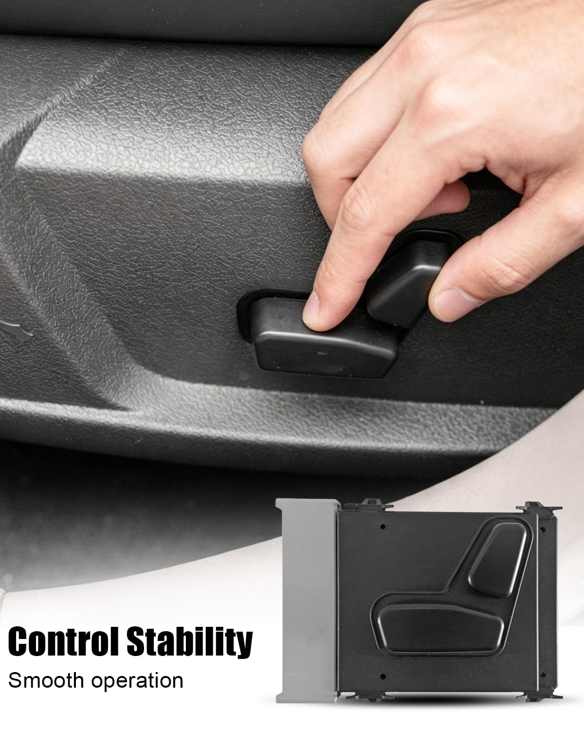 Power Seat Adjuster Switch Fit for Ram 1500 2500 3500 Chrysler 300 Town & Country Dodge Charger Jeep Cherokee Replace 68035044AA 1S7842 56049431AB 56049431AD 56049431AE
