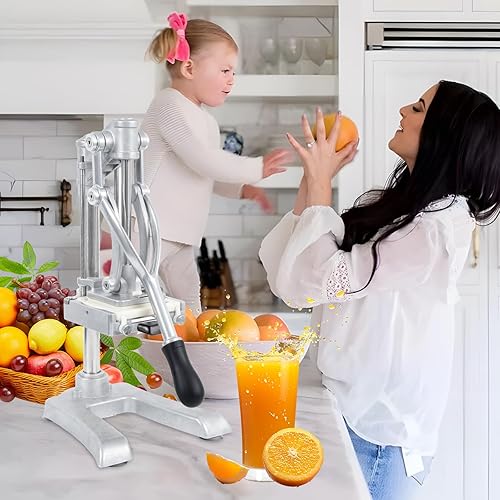 Miniatura 8 de Commercial Vegetable Fruit Chopper, Hand Press Juicer, Professional Citrus Juicer for Lime Lemon, Stainless Steel Food Dicer French Fry Cutter