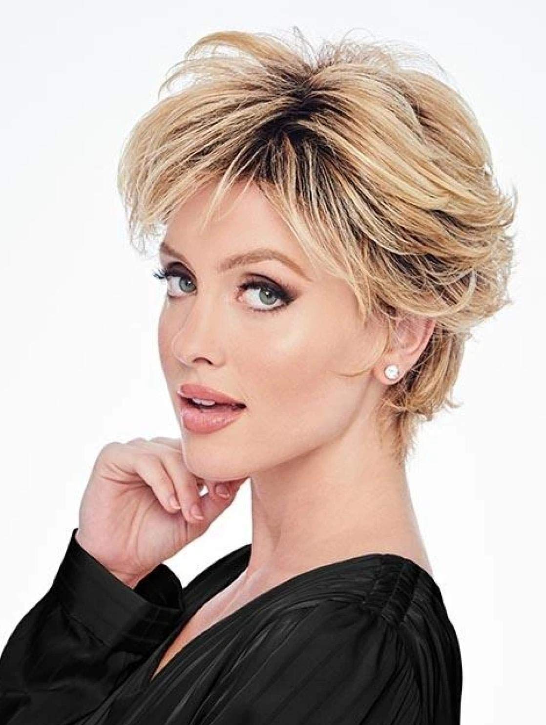 Bundle - 3 Items: Flirty Flip Wig by Hairdo, Christy's Wigs Q & A Booklet & Wide Tooth Comb - Color: R4