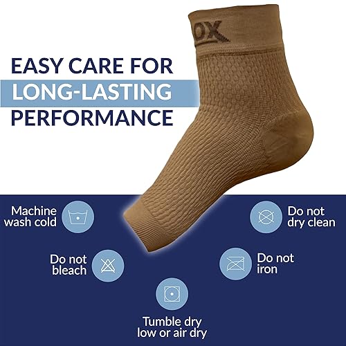 Miniatura 8 de SB Sox mangas para pie de compresión para hombres y mujeres - los mejores calcetines para fascitis plantar para el alivio del dolor de fascitis