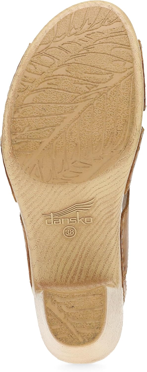 Dansko Tatiana Stylish Gladiator Sandal for Women - Luxe Leathers and a Heel for a Classy, All-Day Look - Cushioned Footbed for All-Day Comfort