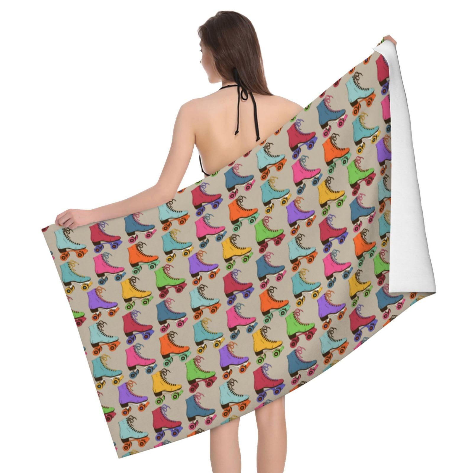 Serviette de bain de qualité hôtel et spa, drap en microfibre légère de luxe
