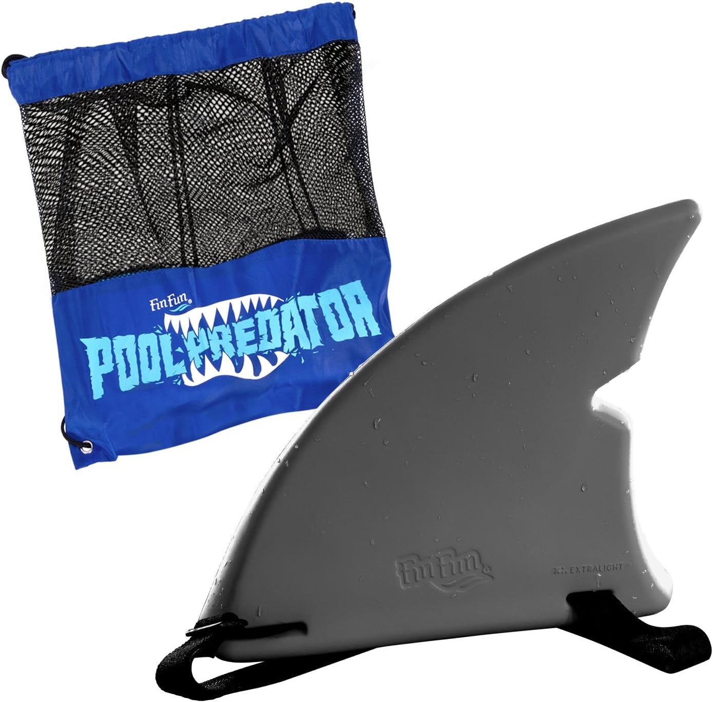 Shark Fin for Swimming and Costume Travel Bag Included