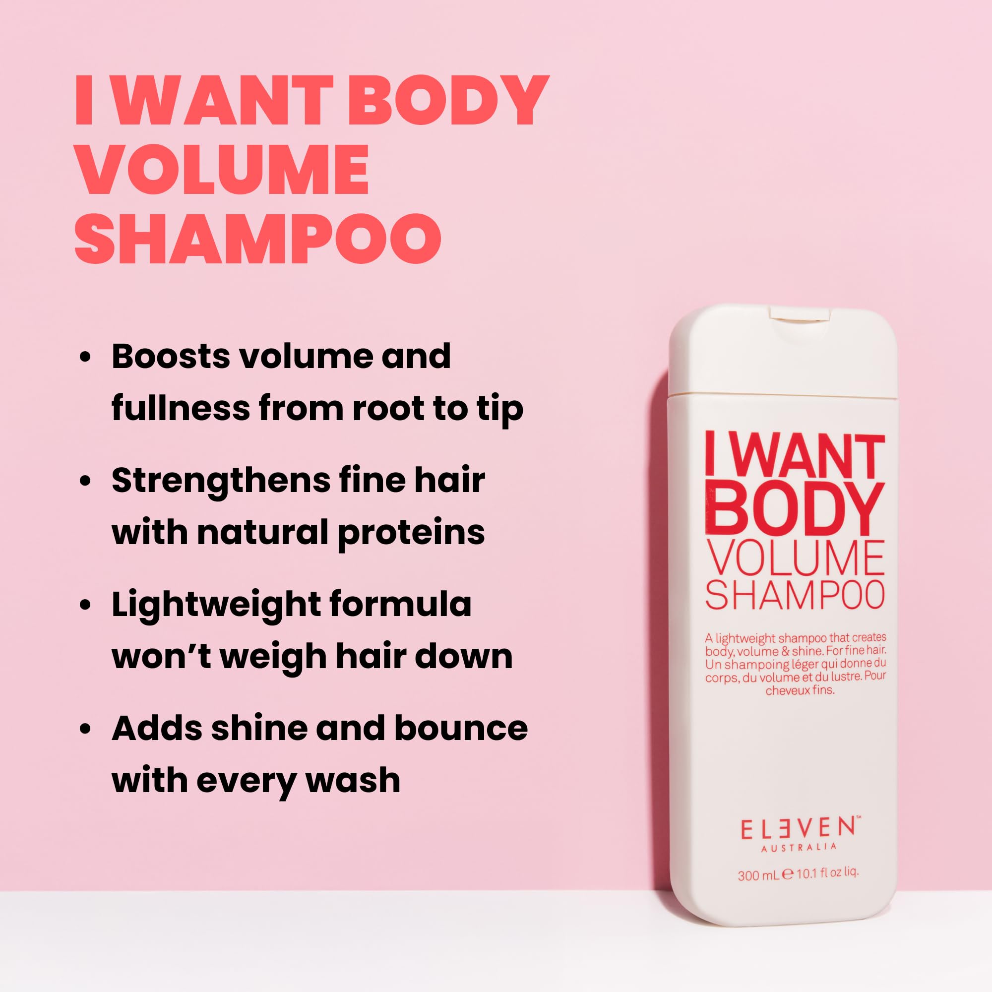 ELEVEN AUSTRALIA I Want Body Volume Shampoo, 960ml