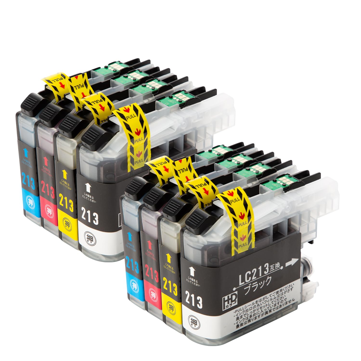 Amazon.co.jp: ブラザー用 LC213-4PK ×2セット 互換インク DCP-J4220N