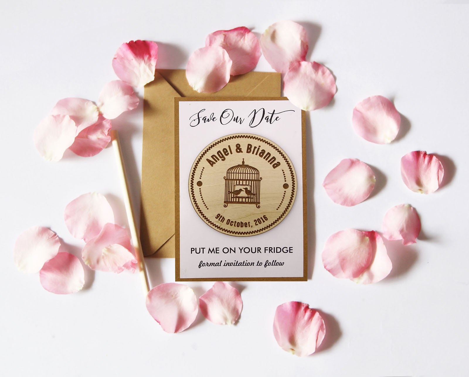Darling Souvenir Rustikale Hochzeit Abwehr das Holz Magnet 25 Individuelle Gravur Holz Magnet Personalisierte Geschenke