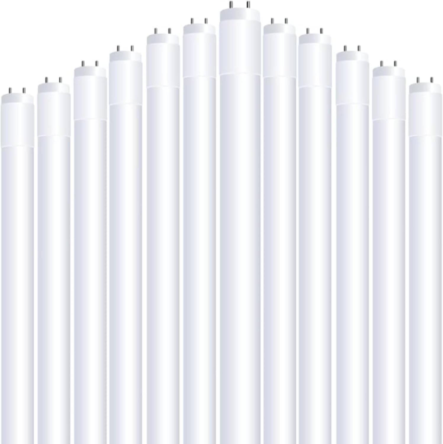 Feit Electric 2ft LED T8 Linear Tube Light, 20W Equivalent, 3000K Bright White, G13 Base, 800 Lumens, Works with Most Magnetic/Electronic Ballasts, 50,000-Hour Lifetime, T24/830/LEDG2/RP/12, 12 Pack 3000k Bright White 12 Count (Pack of 1)