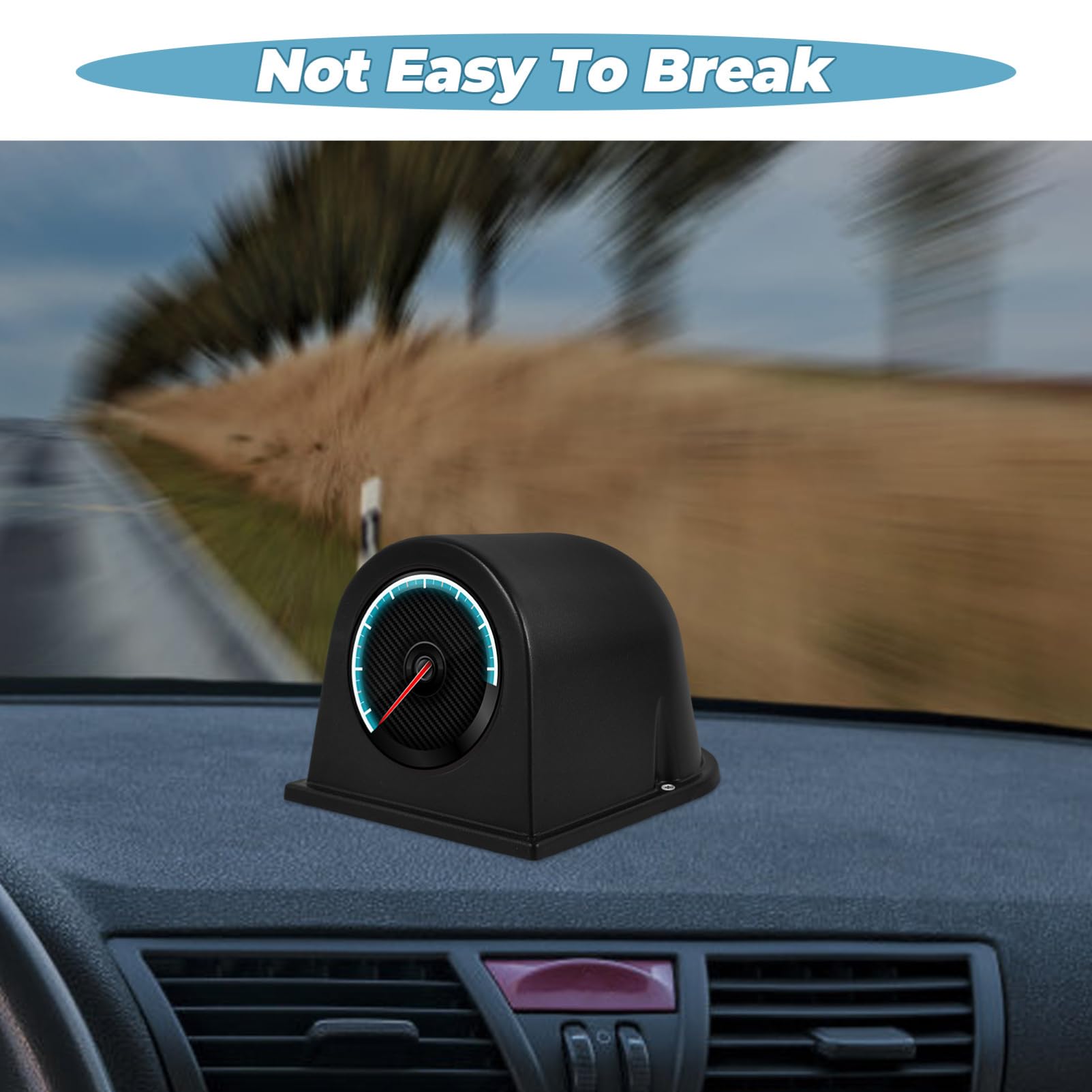 Luxshiny Support de Jauge Monotrou pour Tableau de Bord Fixation Durable et pour Montre Automobile