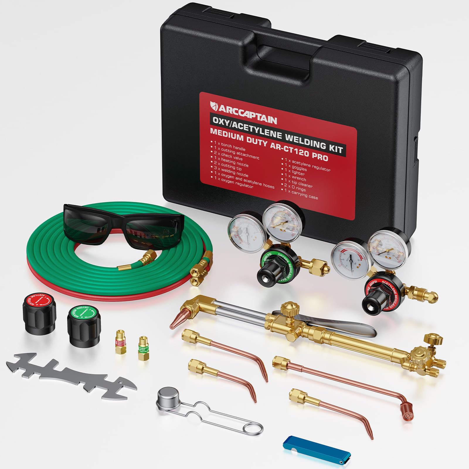 ARCCAPTAIN Medium Duty Oxy Acetylene Torch Kit