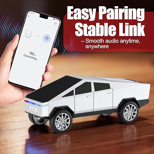 Miniatura 3 de Altavoz Bluetooth de reproducción futurista de camión, modelo inalámbrico portátil con pantalla de visualización, estéreo HD, emparejamiento TWS,