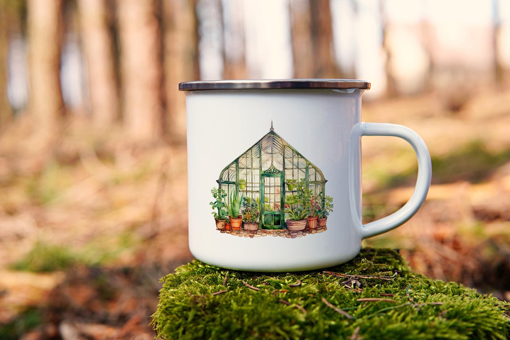 Gift Republic Garden Birds Enamel Mug #GR270086