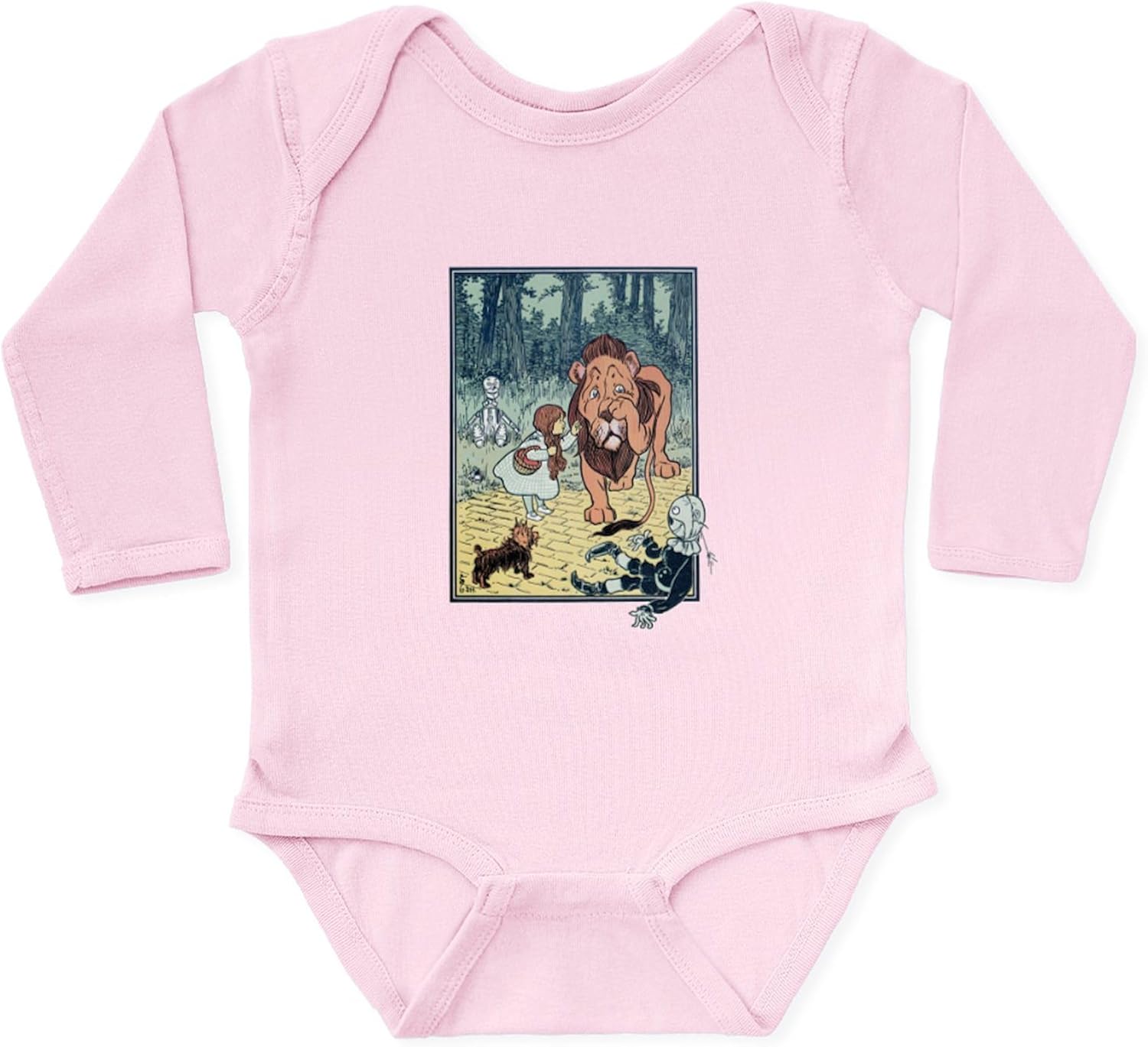 CafePress Vintage Wizard of Oz Long Sleeve Infant Bodysuit Cute Long Sleeve Infant Baby Bodysuit Romper
