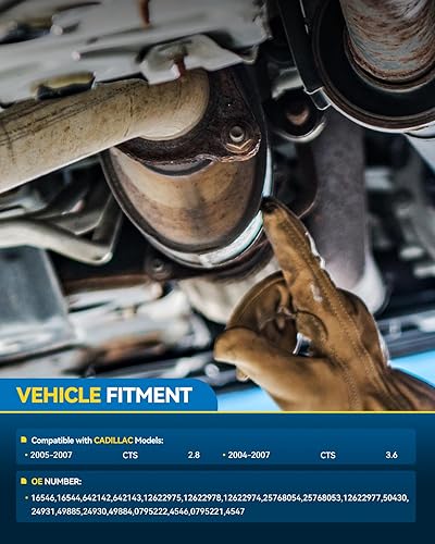 Vista 48 de PHILTOP Convertidor catalítico de alto flujo para Encore 1.4L 2013-2021, Cruze 1.4L 2011-2015, Cruze Limited 1.4L 2016, Sonic 1.4L 2012-2020, Trax