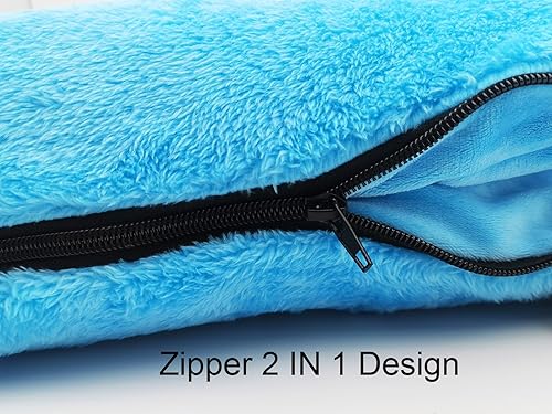 Miniatura 6 de Calentadores de manos calentados por USB, almohada calentada para alivio del frío de invierno (azul)