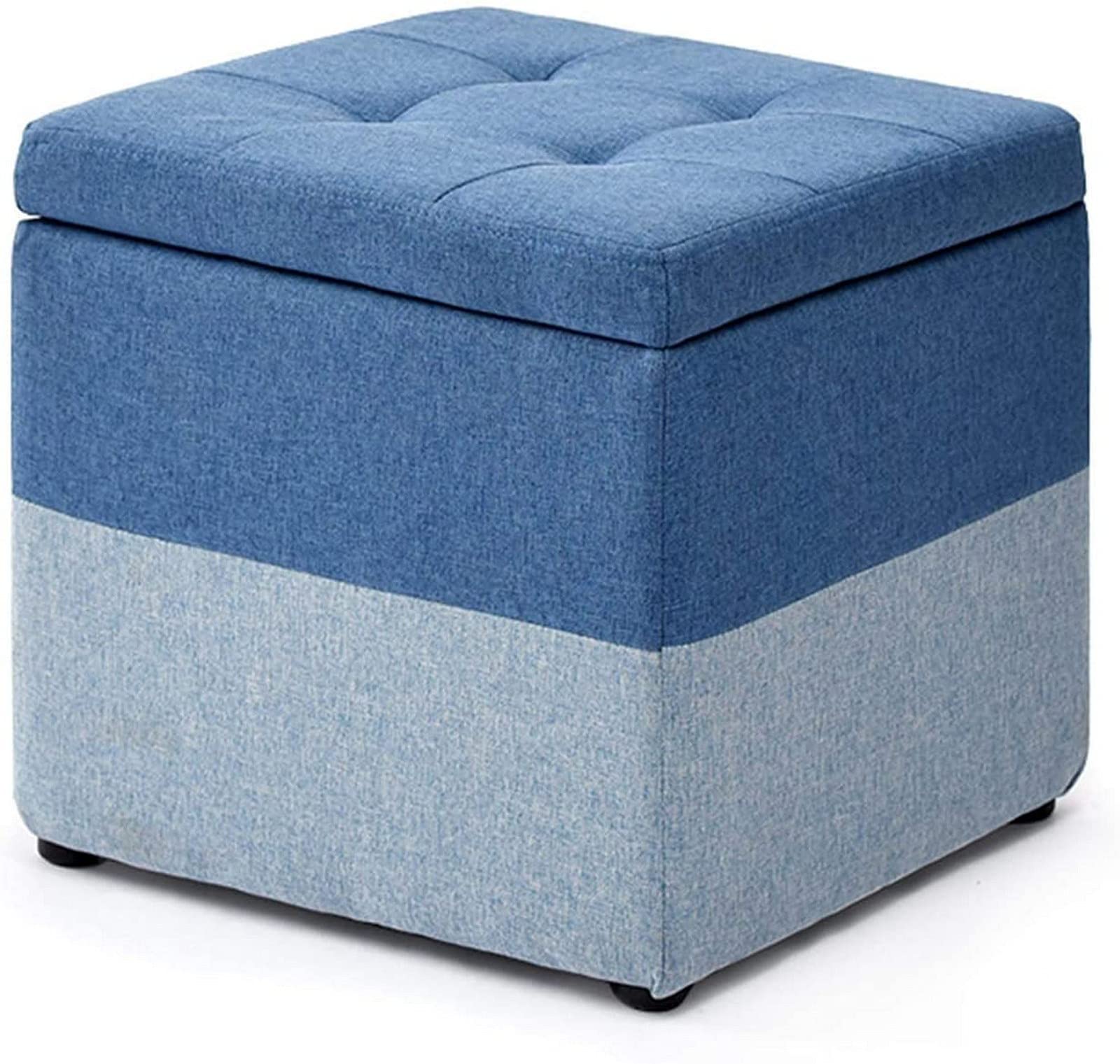 Pouf de rangement violet coffre à jouets et tabouret de décoration salon