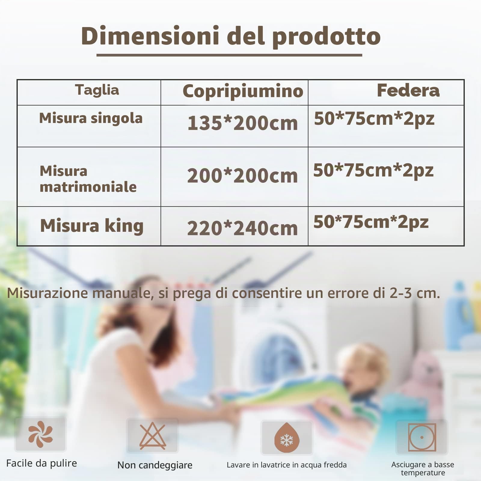 Set di Biancheria da Letto per Bambini, in Microfibra, con Motivo a Unicorno, con Stampa 3D, 3 Pezzi, con Chiusura a Strappo, Morbido per Ragazze (I, 135x200cm)