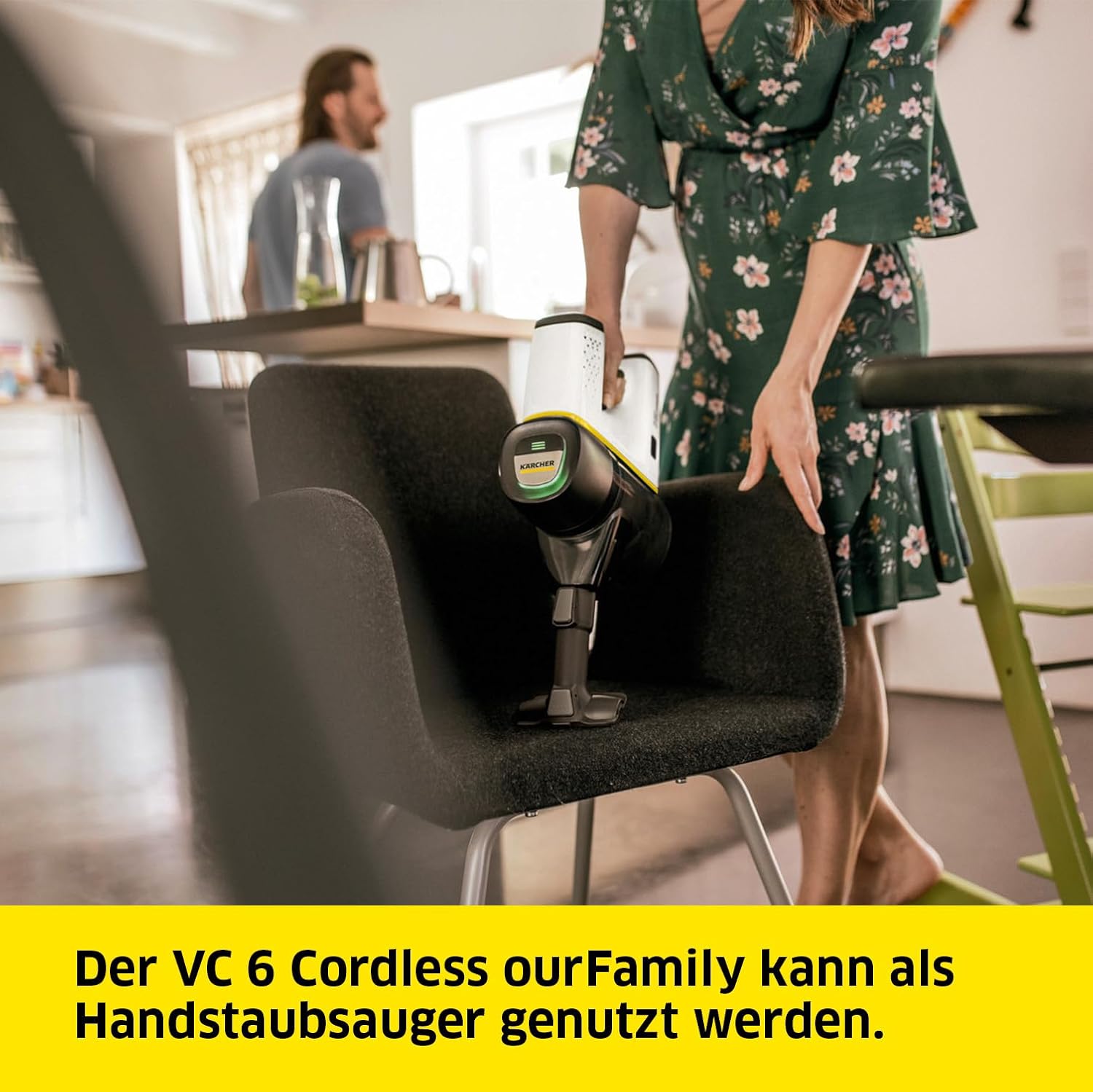 Kärcher VC 6 Cordless ourFamily, Cordless vacuum, White, Black