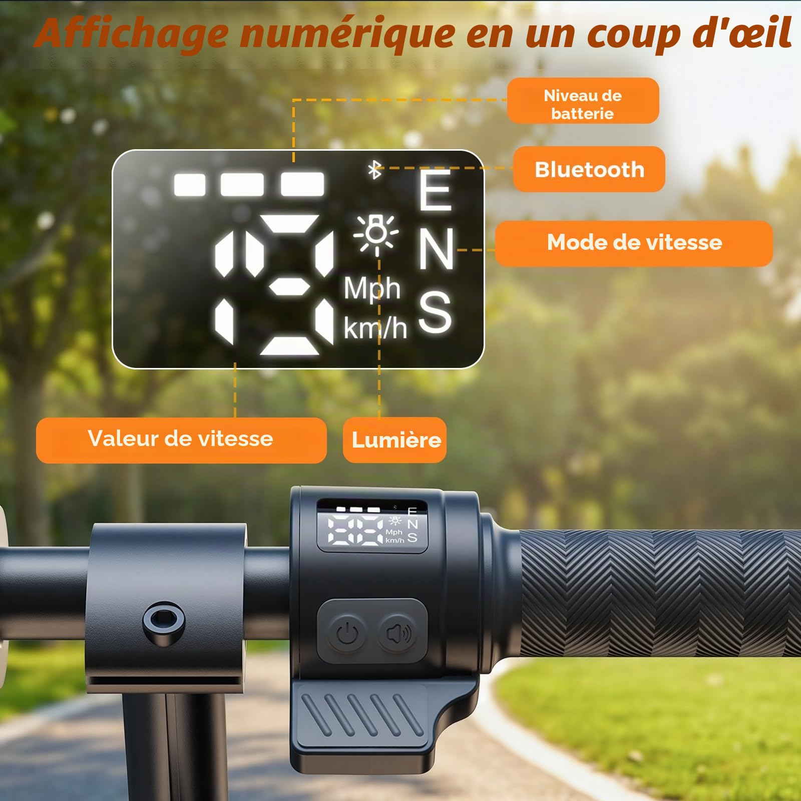 iScooter Trottinette électrique pour Enfants de 8 à 14 Ans, 250 W, avec Bluetooth et lumière, 7 Couleurs et 3 Modes, 3 Modes de Conduite 8/13/19 km/h, 60 Minutes de Temps de Conduite jusqu'à 15 km