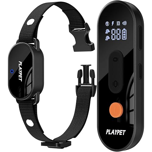 Dog Training Collar, Dog Shock Collar with Remote Range 2000FT, 3 Training Modes, IPX7 Waterproof, Rechargeable Electric Shock Collar for 5-120lbs Small Medium Large Dogs
