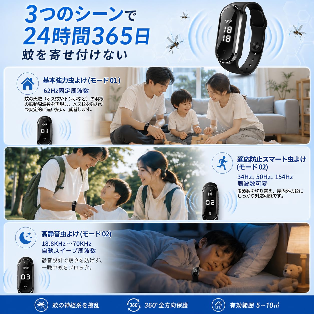 2026新登場 超音波 蚊よけリング 蚊よけブレスレット 蚊対策 蚊除け ウha Amazon.co.jp: 2026新登場 超音波 蚊よけリング 蚊よけブレスレット 蚊