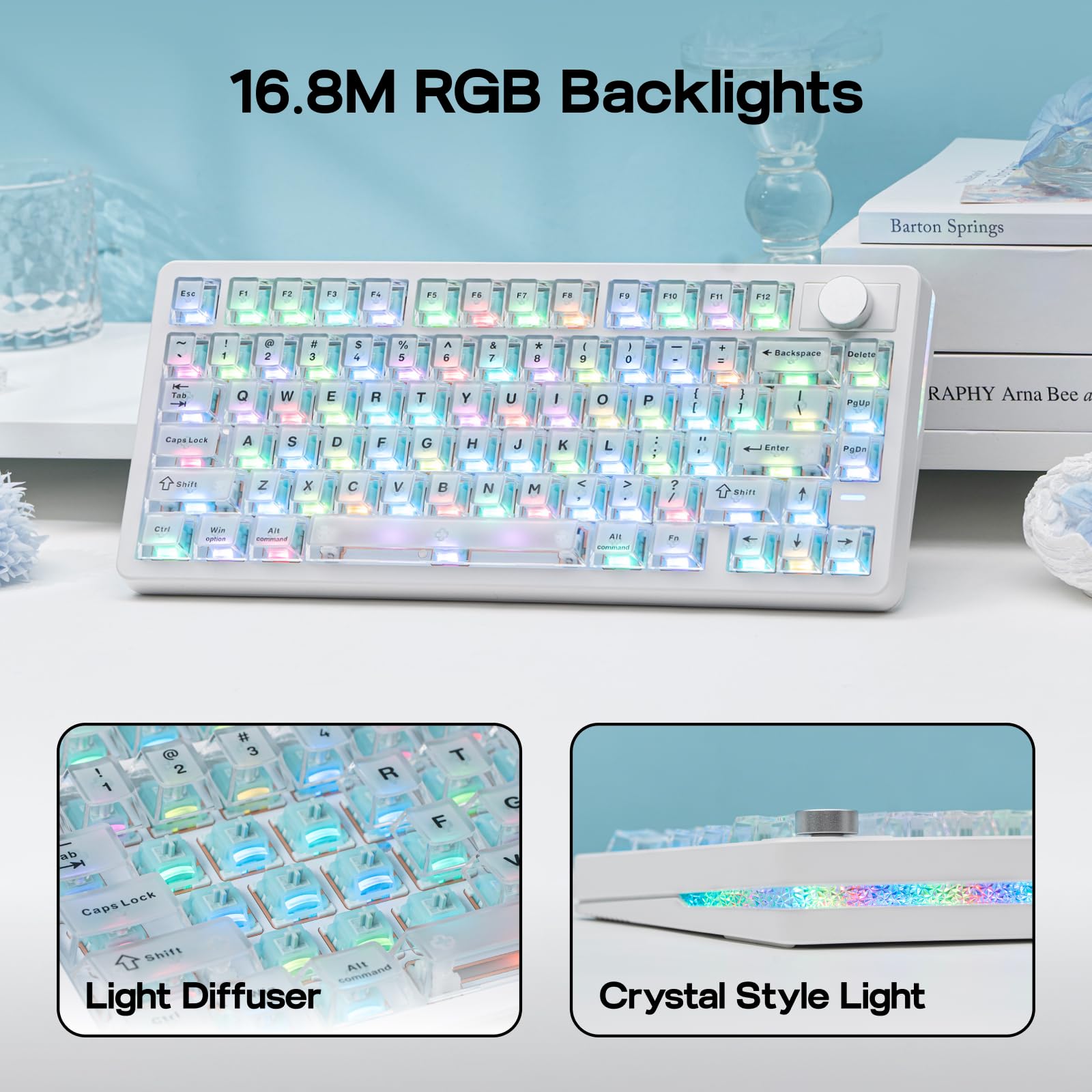 Amazon.com: EPOMAKER HE75 V2 Hall Effect Gaming Keyboard, 8K