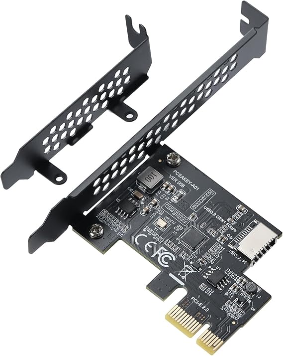 BEYIMEI PCIE USB 3.2 GEN1 TypeE Expansion Card, PCI Express 2.0 1X to