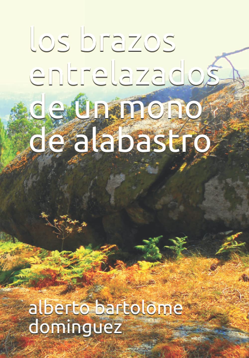 los brazos entrelazados de un mono de alabastro