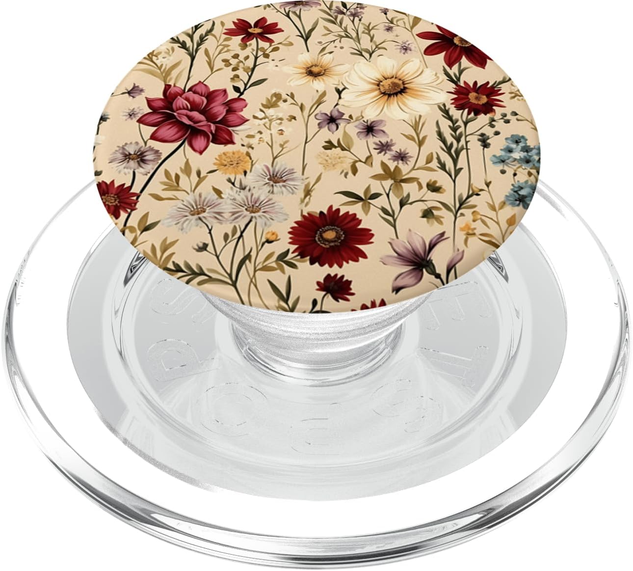 Mixed Flower Bouquet Floral Pattern Wildflowers PopSockets PopWallet for MagSafe