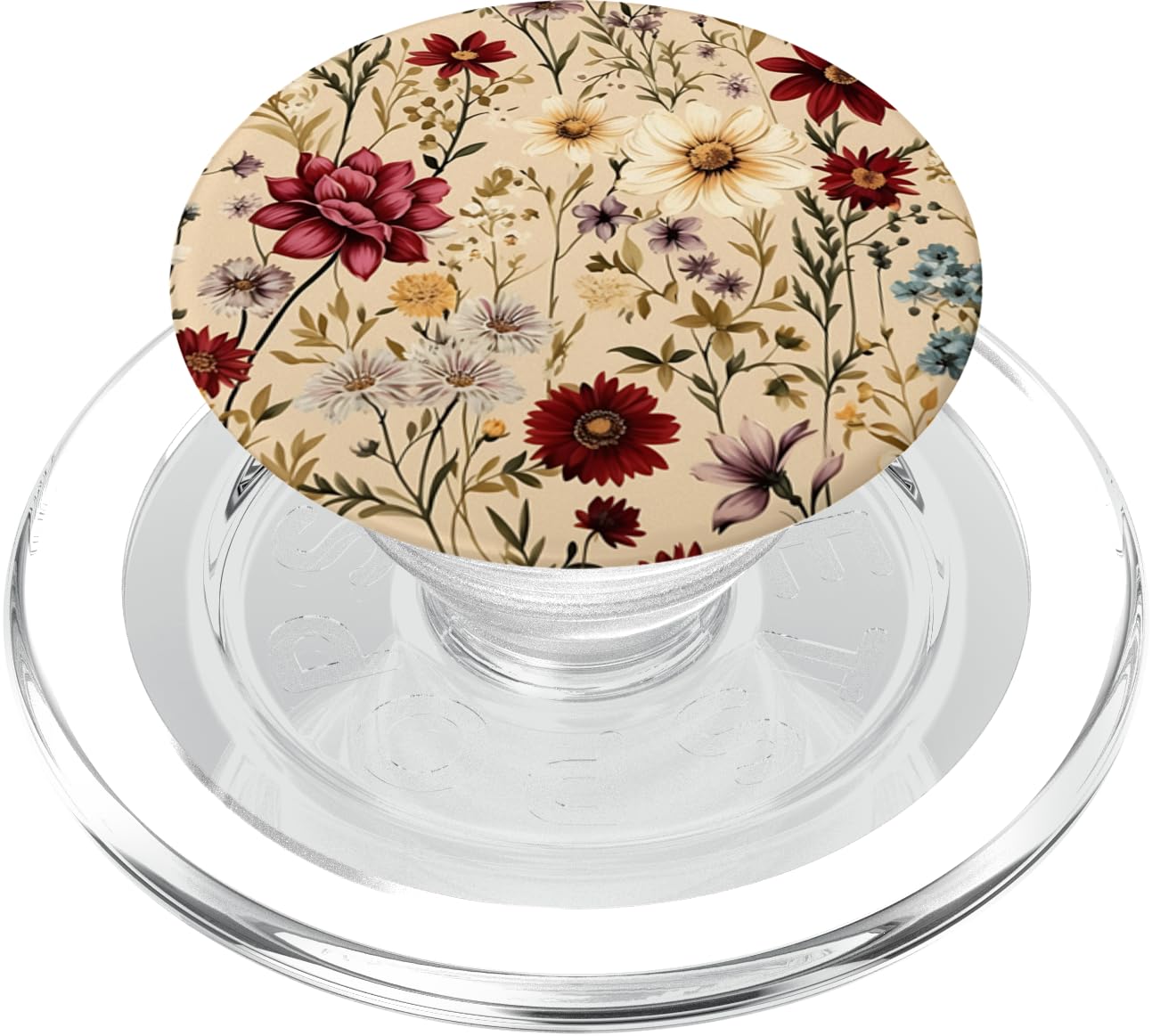 Mixed Flower Bouquet Floral Pattern Wildflowers PopSockets PopGrip for MagSafe