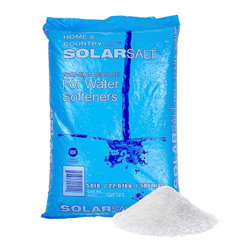 50 Pound Bag of All Natural Solar Salt for Water