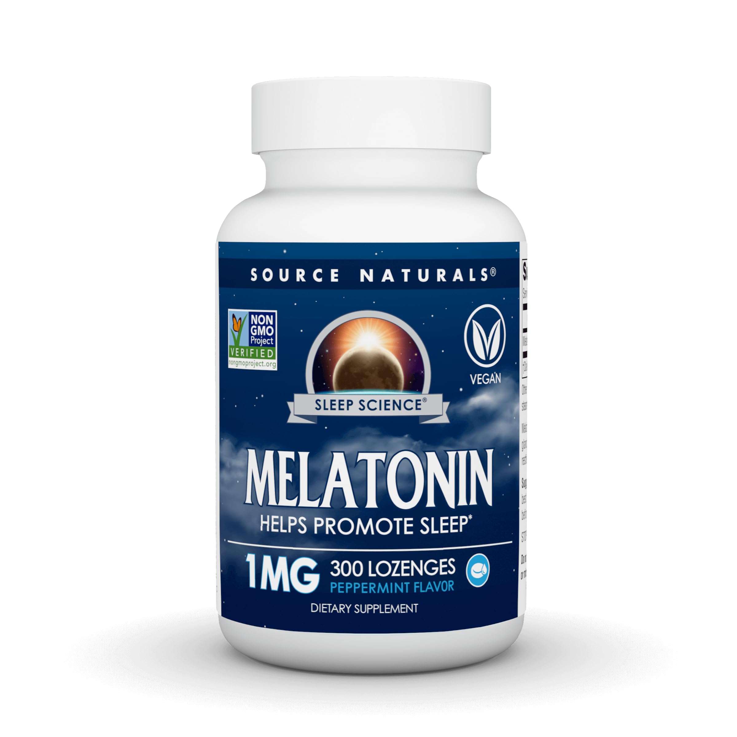 Melatonin Helps Promote Sleep* 1 mg - 300 Peppermint Flavored Lozenges