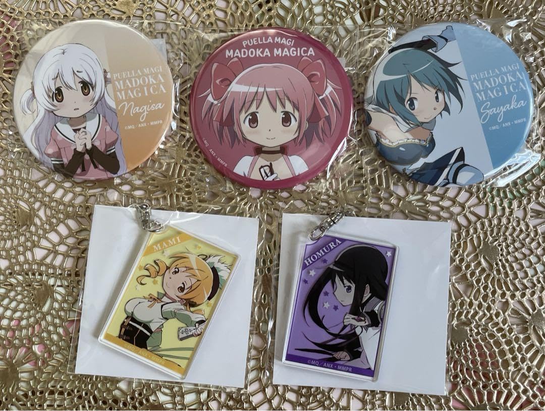魔法少女まどか☆マギカ オンラインくじ 缶バッジ まどか ほむら