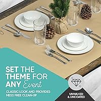 Vista 4 de Paquete de 2 rollos – Papel kraft marrón fabricado en Estados Unidos de 17.75 x 1200 pulgadas por rollo (200 pies), ideal para envolver regalos