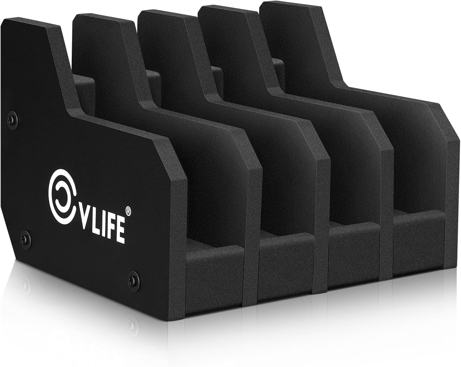 CVLIFE Foam Pistol Rack for Gun Safe Shelf Pistol Holder Gun Safe Cabinet Accessories Handgun Rack Pistol Stand for Storage 6 Slots 8 Slots