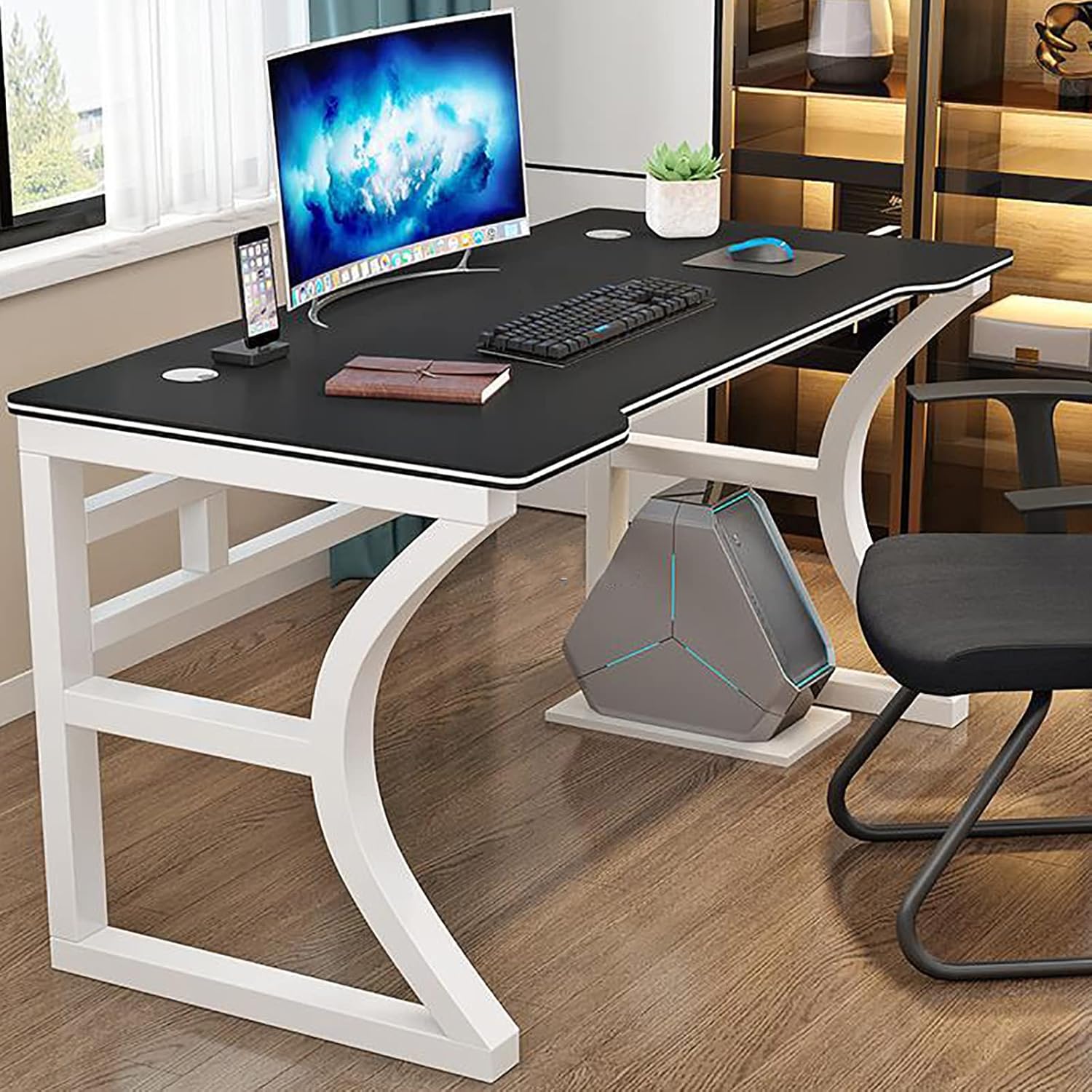 ALEEIK Computer Desk,Easy Assembly Large Gaming Desk Home