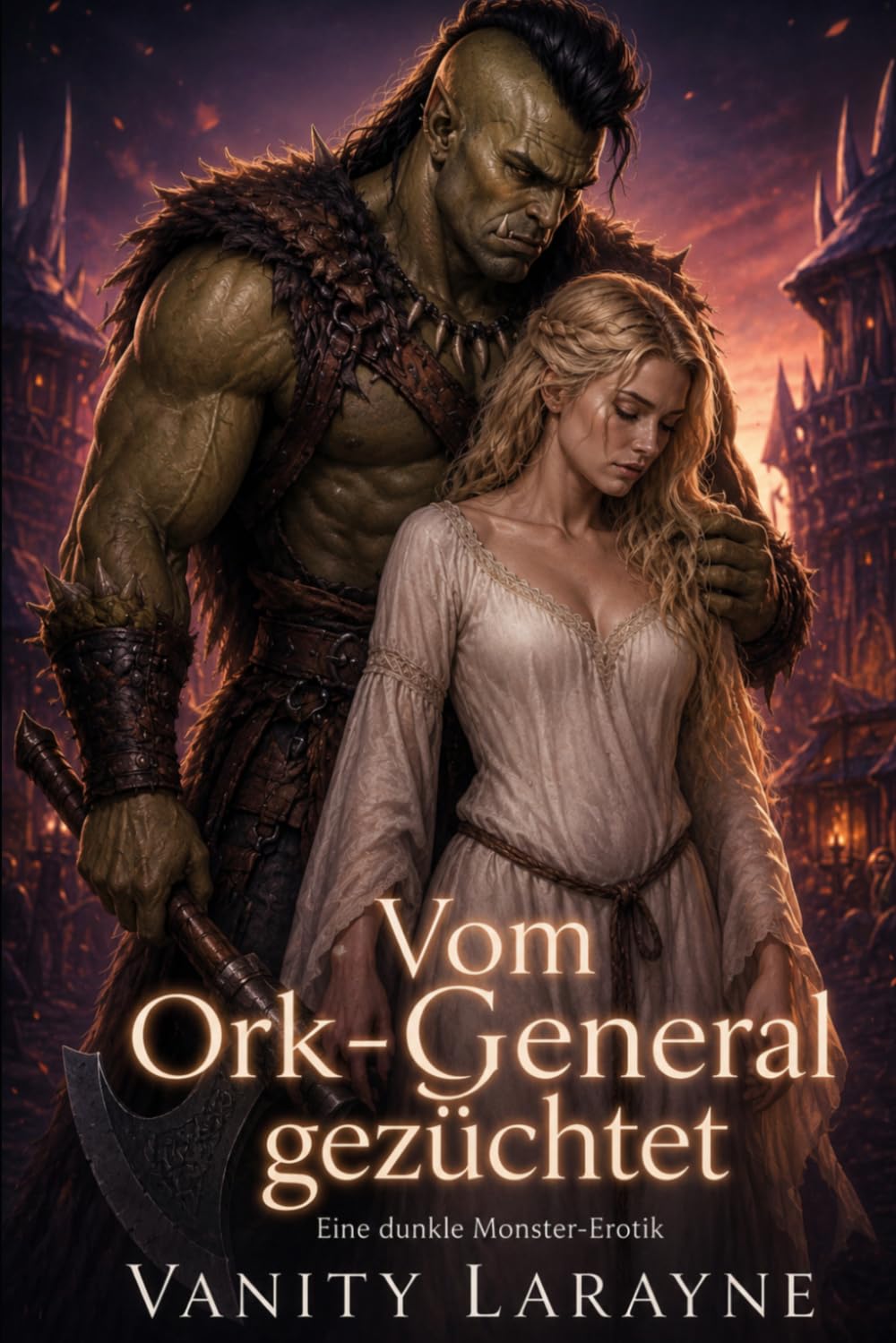 Vom Ork-General gezüchtet: Eine dunkle erotische Monster-Romance (Von Orks gezüchtet)