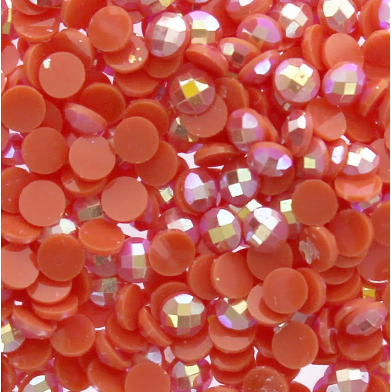 Diamond Dotz 2.8MM 12G Single Cylinder (1 Pack) Red AB - Freestyle Diamond Painting Beads, Diamond Art Beads, Replacement Drills, Loose Gems for DIY Crafts and Art Projects