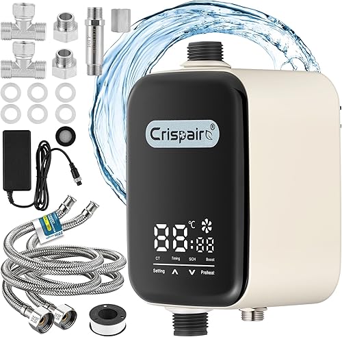 Kit de bomba de recirculación de agua caliente instantánea digital inteligente, control de pantalla táctil, instalación debajo del fregadero, línea