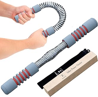 Power Twister Bar 20KG, Chest Exerciser for Men, The Ultimate Upper Body Chest Workout Equipment Rip Stick for Your Chest, Shoulders, Forearms, Biceps & Arms Resorte para Hacer Ejercicio